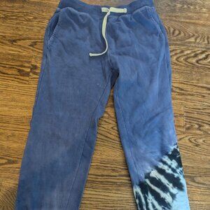 Electric & Rose S Small Blue Tie Dye Joggers Pockets Drawstring
